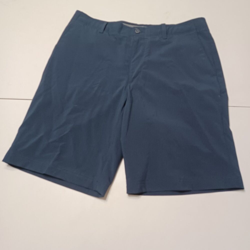 PGA Tour Shorts Mens 34 Athletic Black Pockets Regular Stretch Non Slip Waist‎